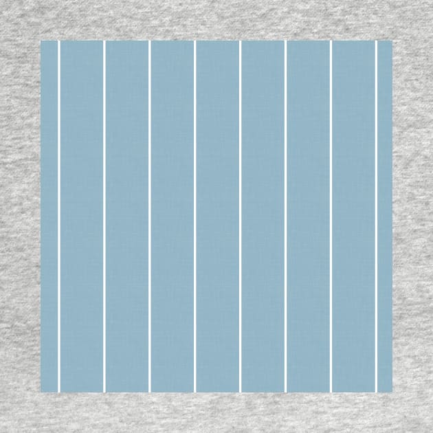 Classic Geometry / Stripes on Vintage Sky Blue by matise